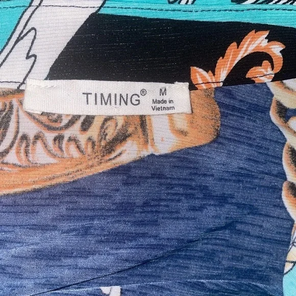 Timing Los Angeles Long Sleeve Button Up Blouse - Picture 6 of 7